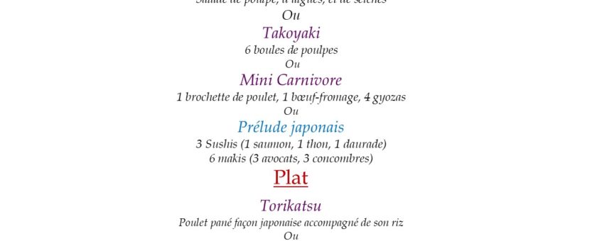 menu soir 2023