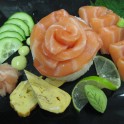 chirashi saumon , présentation Tanaka